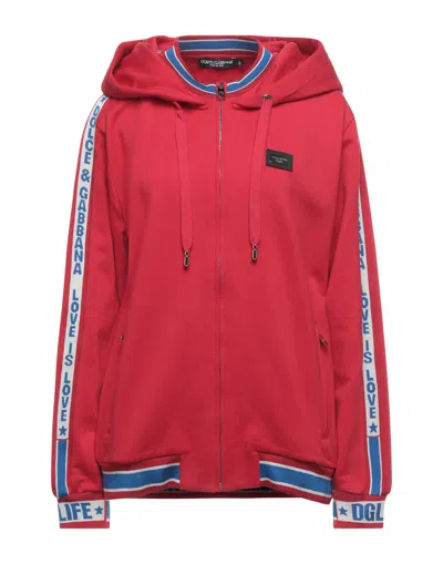 Dolce & Gabbana Sweatshirts In Red