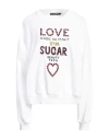 Dolce & Gabbana Lettering Print Oversized Sweatshirt In White