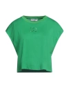 Dolce & Gabbana Woman T-shirt Green Size 8 Cotton In Green