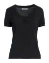Dolce & Gabbana Woman T-shirt Charcoal Size 2 Cotton In Grey