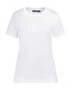 Dolce & Gabbana Cotton Crew-neck T-shirt In White