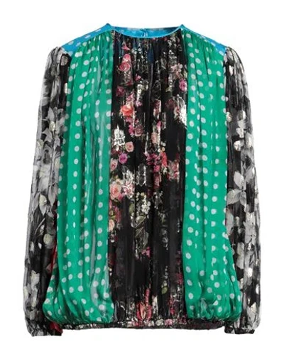 Dolce & Gabbana Woman Top Black Size 10 Silk, Polyester
