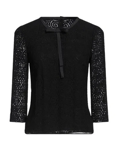 Dolce & Gabbana Woman Top Black Size 10 Viscose, Polyamide