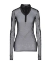 Dolce & Gabbana Woman Top Black Size 12 Polyamide, Elastane, Zamak In Black