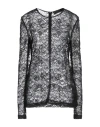 Dolce & Gabbana Woman Top Black Size 12 Polyamide, Viscose, Elastane In Black