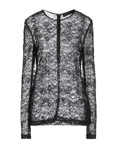 Dolce & Gabbana Woman Top Black Size 12 Polyamide, Viscose, Elastane