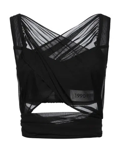 Dolce & Gabbana Woman Top Black Size 2 Viscose, Polyester, Elastane