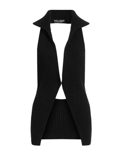 Dolce & Gabbana Woman Top Black Size 6 Virgin Wool