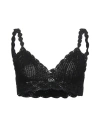 Dolce & Gabbana Woman Top Black Size 8 Cotton, Viscose In Black