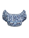 Dolce & Gabbana Woman Top Blue Size 10 Cotton