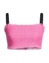 Dolce & Gabbana Solid Colour Tops In Pink