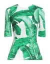 Dolce & Gabbana Woman Top Green Size 0 Viscose In Green