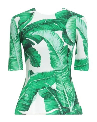 Dolce & Gabbana Woman Top Green Size 0 Viscose