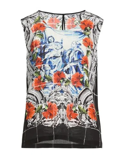 Dolce & Gabbana Woman Top Ivory Size 0 Silk In White