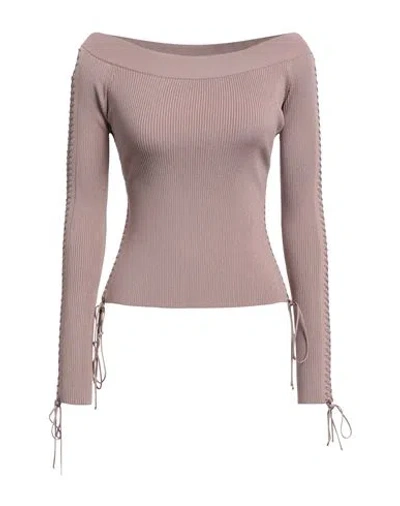 Dolce & Gabbana Woman Top Light Brown Size 10 Viscose, Polyester In Beige