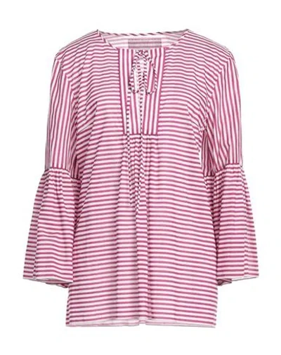 Dolce & Gabbana Woman Top Mauve Size 4 Cotton In Purple