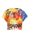Dolce & Gabbana Crystal-embellished T-shirt In Orange
