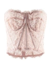 Dolce & Gabbana Woman Top Pink Size 10 Cotton, Viscose, Polyamide In Pink
