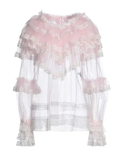 Dolce & Gabbana Woman Top Pink Size 10 Polyamide, Viscose