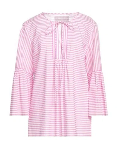Dolce & Gabbana Woman Top Pink Size 2 Cotton