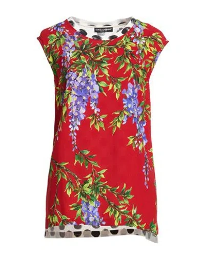 Dolce & Gabbana Woman Top Red Size 0 Viscose