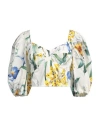 Dolce & Gabbana Woman Top White Size 16 Cotton In White
