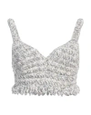 Dolce & Gabbana Woman Top White Size 6 Synthetic Fibers, Mohair Wool, Wool, Alpaca Wool In White