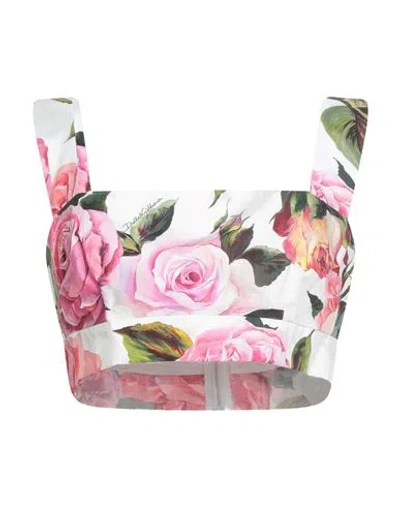 Dolce & Gabbana Woman Top White Size 8 Cotton