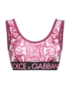 Dolce & Gabbana Woman Top White Size 2 Polyamide, Polyester, Elastane In White