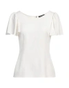 Dolce & Gabbana White Viscose Round Neck Short Sleeves Top In White
