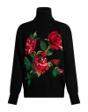 Dolce & Gabbana Patterned Sweater In Black