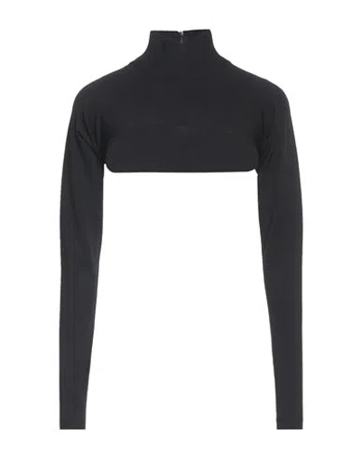 Dolce & Gabbana Woman Turtleneck Black Size 6 Viscose, Polyester, Polyamide