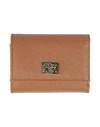 Dolce & Gabbana Woman Wallet Camel Size - Calfskin In Brown