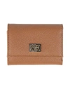 Dolce & Gabbana Woman Wallet Camel Size - Calfskin In Beige