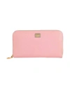 Dolce & Gabbana Woman Wallet Pink Size - Calfskin In Pink