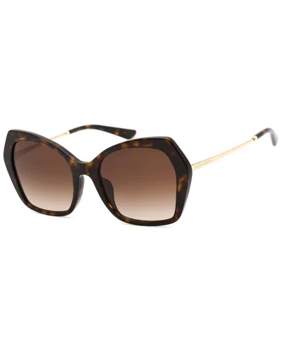Dolce & Gabbana Women's 0dg4399f 56mm Sunglasses In Brown