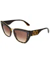 Dolce & Gabbana Womens Brown Dg4472 Cat-eye Acetate Sunglasses