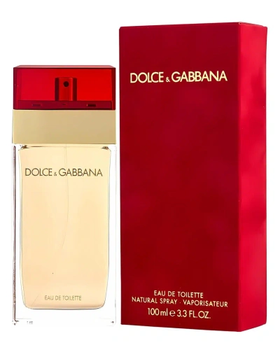 Dolce & Gabbana Women's 3.4oz Original Red Edt In White