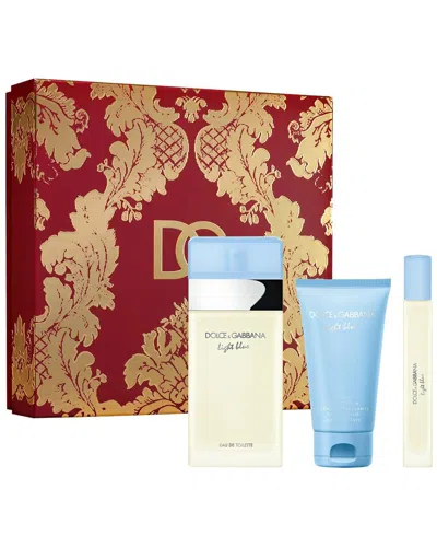 Dolce & Gabbana Women's 3.3oz Light Blue 3pc Set