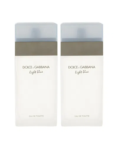 Dolce & Gabbana Women's 3.3oz Light Blue Edt Pack Of 2