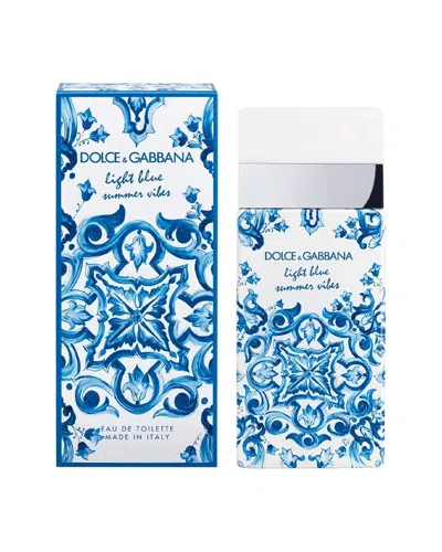 Dolce & Gabbana Women's 3.3oz Light Blue Summer Vibes Edt Spray