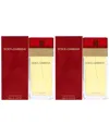 Dolce & Gabbana Women's 3.4oz Edt Spray Pack Of 2