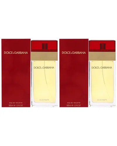 Dolce & Gabbana Women's 3.4oz Edt Spray Pack Of 2 In White