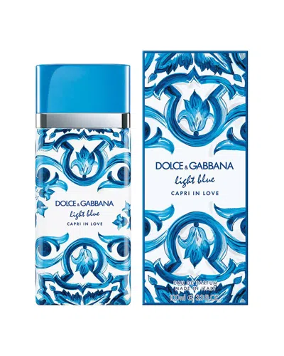 Dolce & Gabbana Women's 3.4oz Light Blue Capri In Love Eau De Parfum