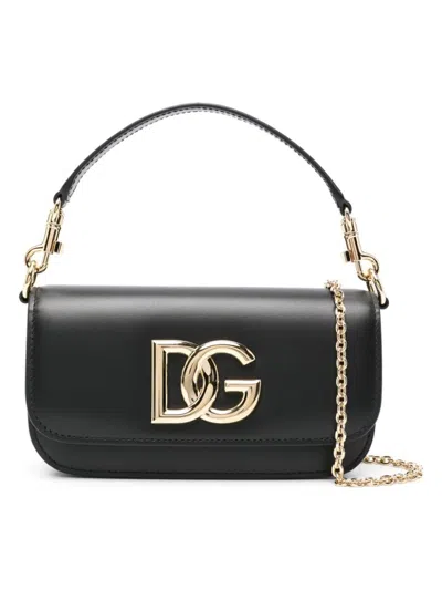 Dolce & Gabbana Women's 3.5 Leather Handbag In Black