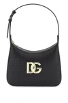 Dolce & Gabbana Leather Tote Bag With Logo Plaque In Black