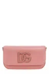 Dolce & Gabbana Pink Dg Logo Shoulder Bag In Pink