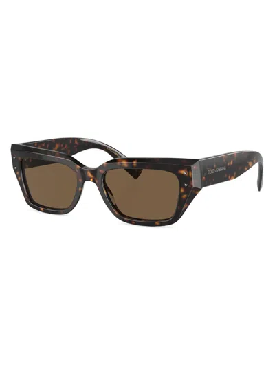 Dolce & Gabbana Women's 52mm Rectangular Sunglasses In Multi