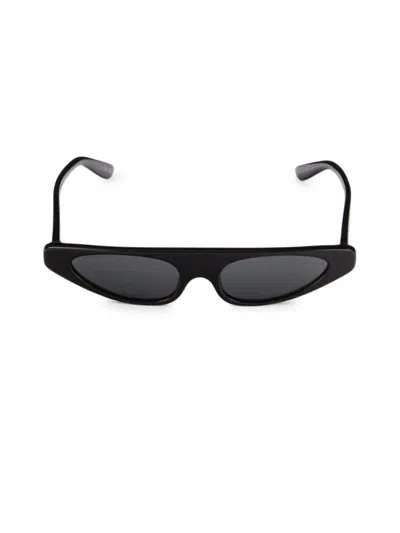 Dolce & Gabbana Women's 52mm Retro Reverse Cat Eye Sunglasses In Black