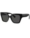 Dolce & Gabbana Monochrome Acetate & Plastic Butterfly Sunglasses